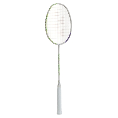 Yonex Badminton Racket Astrox 100 Game VA - Viktor Axelsen - (head-heavy, medium) 2025 light grey/green - strung -